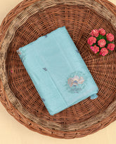 SC4582 - Tussar Saree With Embroidery Work And Embose